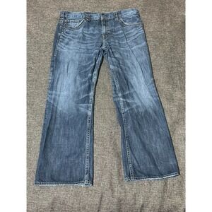 SIlver Jeans Co Men's 40 X 32 Gordie Straight Leg Jeans